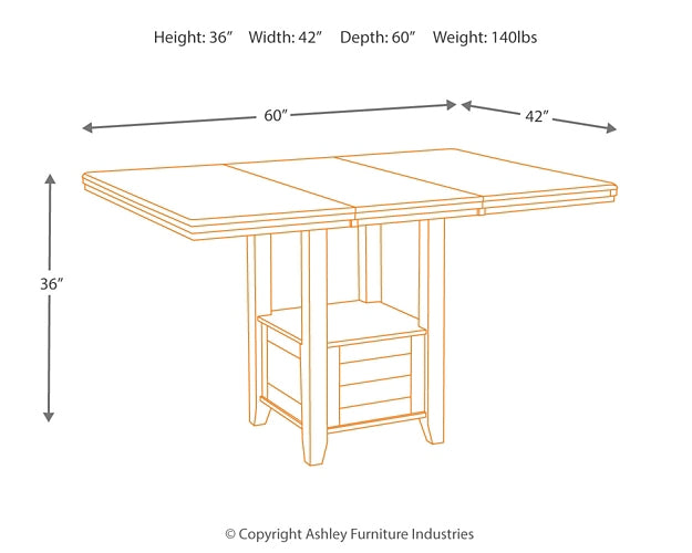 Haddigan RECT DRM Counter EXT Table