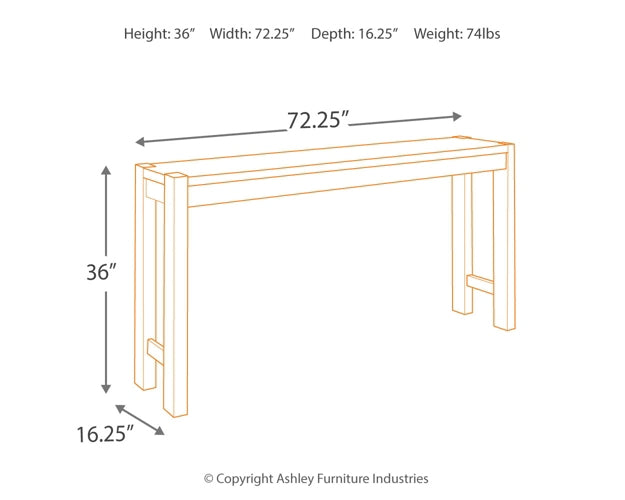 Torjin Long Counter Table