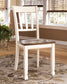 Whitesburg Dining Table and 4 Chairs and Bench with Storage