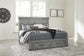 Russelyn California King Storage Bed with Mirrored Dresser, Chest and 2 Nightstands