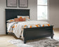 Lanolee Full Panel Bed with Mirrored Dresser, Chest and 2 Nightstands