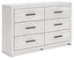 Cayboni Six Drawer Dresser