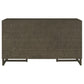 Kelly 3-drawer Storage Dining Sideboard Buffet Dark Grey