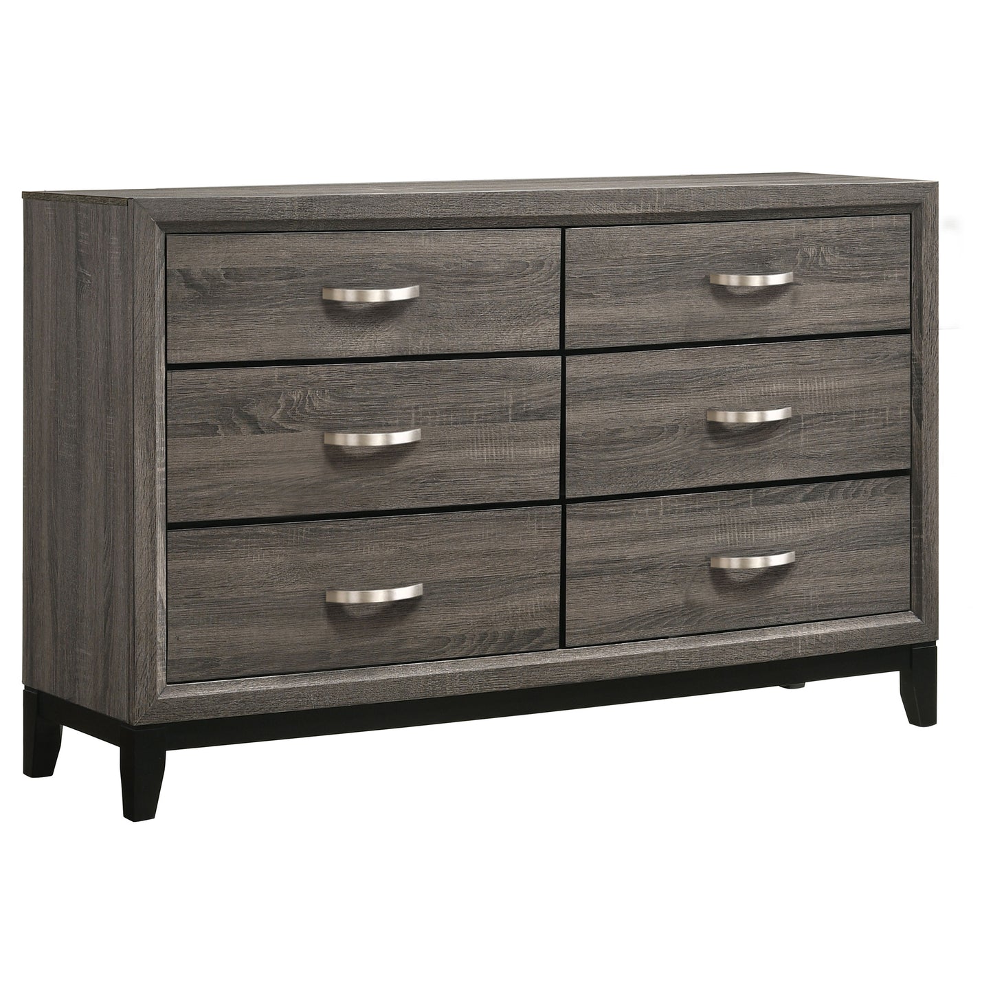 Watson 4-piece Full Bedroom Set Grey Oak