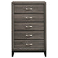 Watson 5-drawer Bedroom Chest Grey Oak