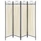 Dove 4-Panel Room Divider Folding Shoji Screen Beige