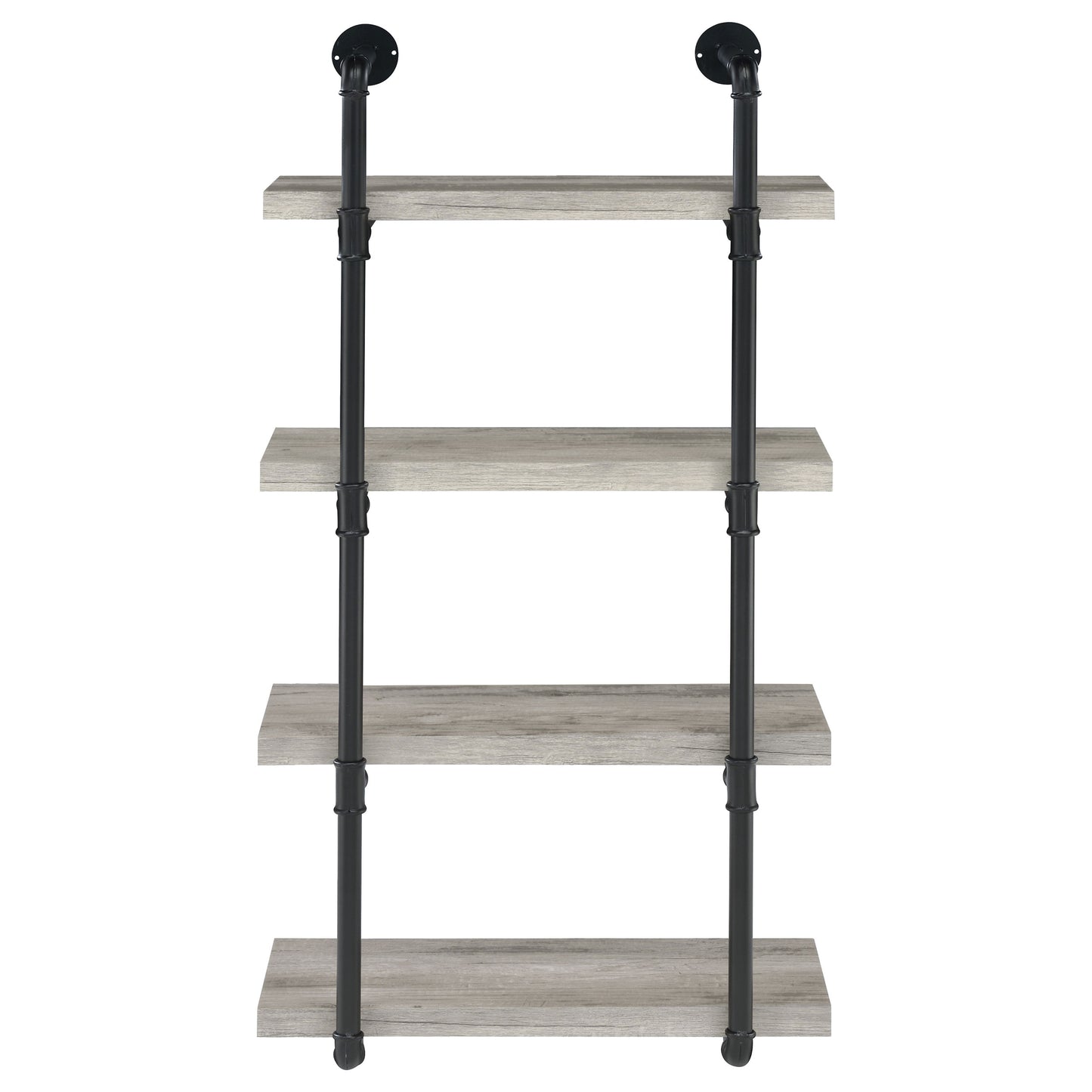 Elmcrest 24-inch 4-shelf Wall Bookshelf Grey Driftwood