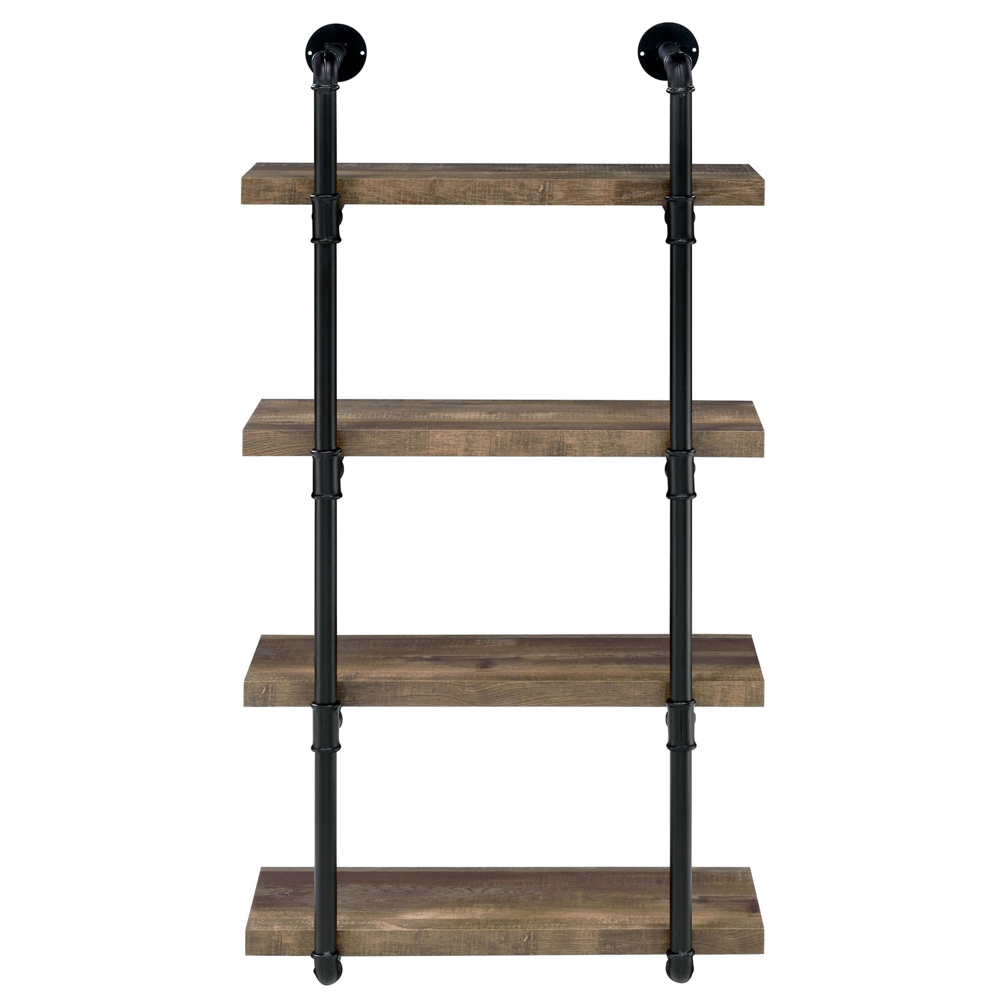 Elmcrest 24-inch 4-shelf Wall Bookshelf Rustic Oak