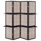 Iggy 4-Panel Room Divider Folding Shoji Screen Cappuccino