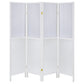 Mattison 4-Panel Room Divider Folding Shoji Screen White