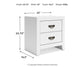 Binterglen Full Panel Bed with Nightstand