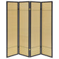 Pearce 4-panel Bamboo Room Divider Folding Screen Natural