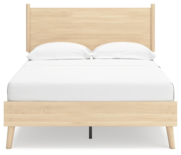 Cabinella Full Platform Panel Bed with Dresser and Nightstand