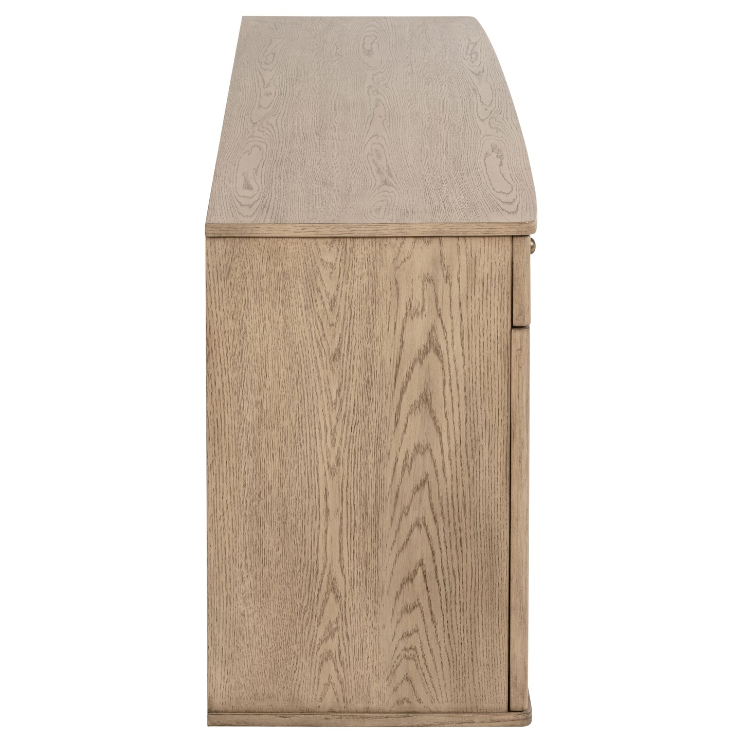 Kailani 4-door Cane Sideboard Buffet Cabinet Beige Oak